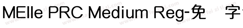 MElle PRC Medium Reg字体转换